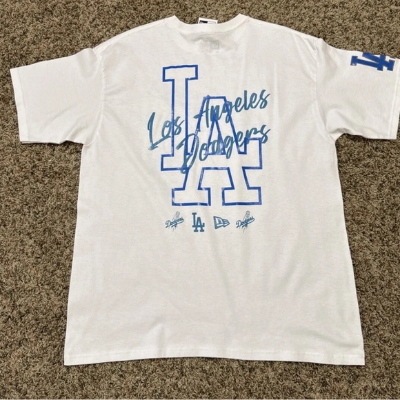 Los Angeles Dodgers T-Shirt Mens XL White Short Sleeve MLB Baseball. Go Dodgers! - Picture 2 of 8